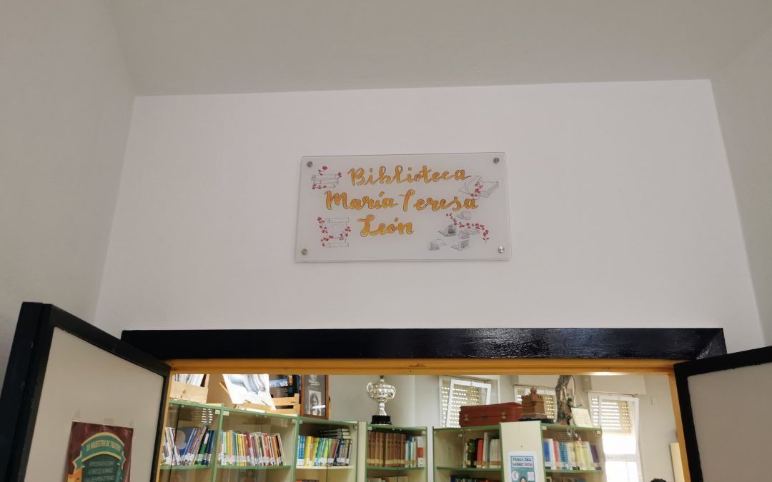 Nuestra biblioteca dedicada a Teresa León