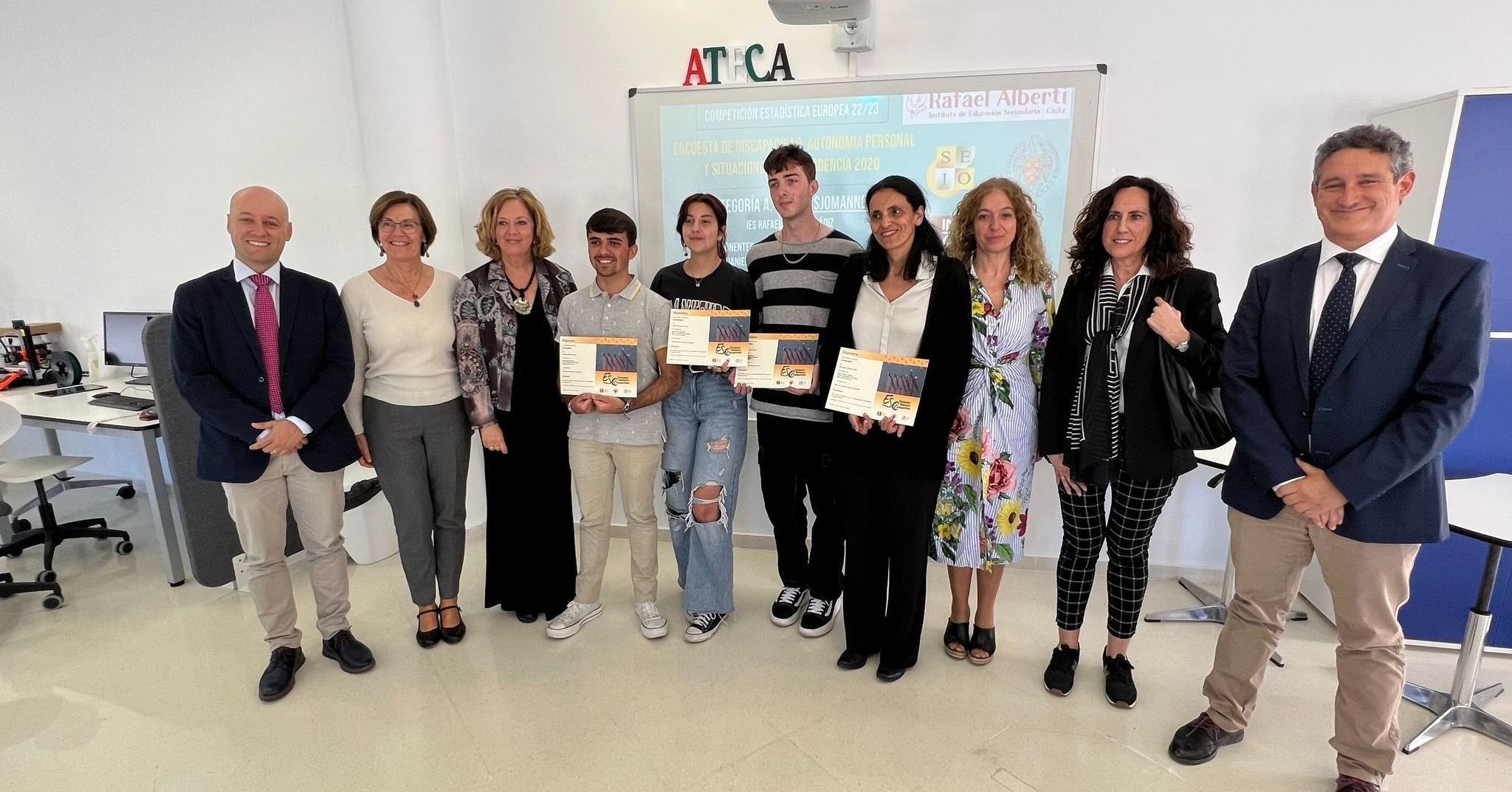 El Instituto Nacional de Estadística (INE) premia a nivel nacional a nuestro centro